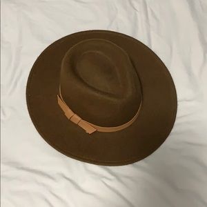 Brown wool hat
